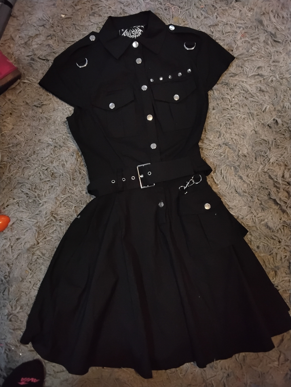 KILLSTAR- NWOT Billeted Shirt-Dress SEE DESCRIPTION